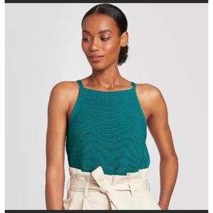 Women’s Prologue Sweater Tank Vest in Teal